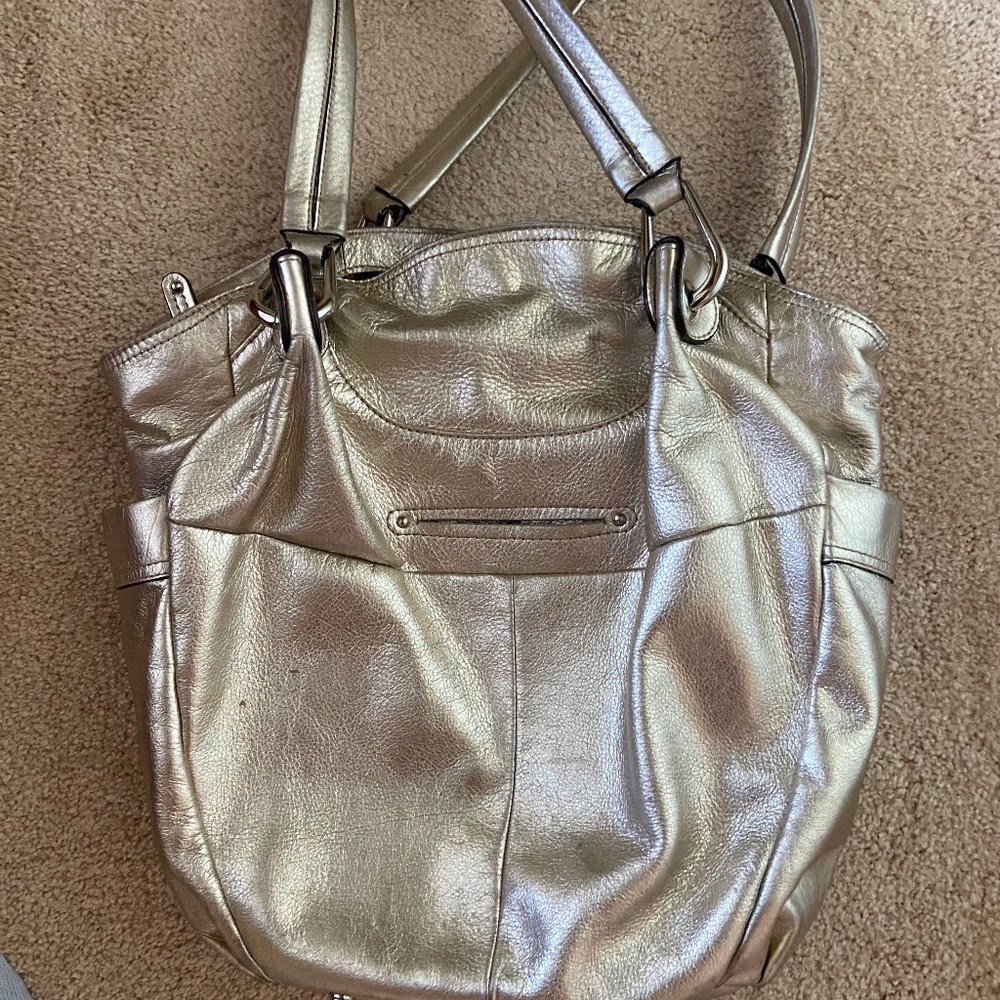 MAKOWSKY GOLD SHOULDER GIANT BAG